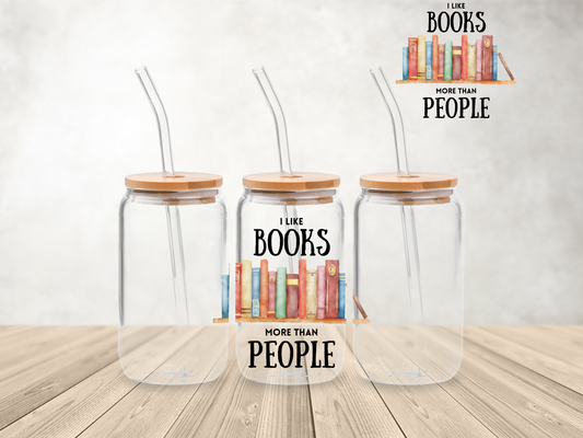 I like books more than people
