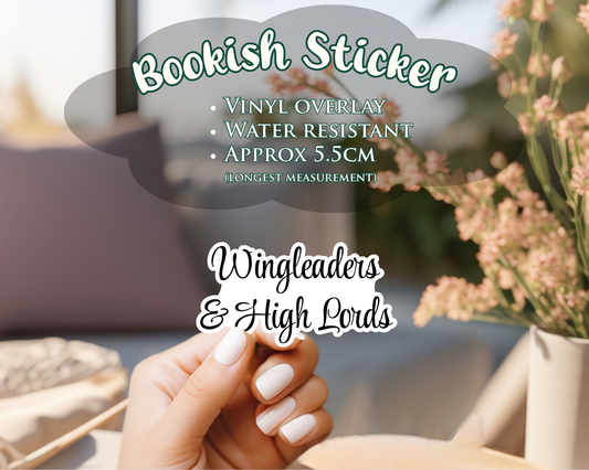 WINGLEADERS AND HIGH LORDS