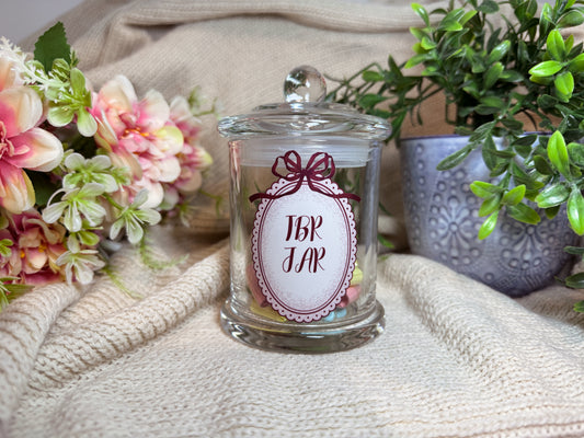 TBR Jar in vintage frame