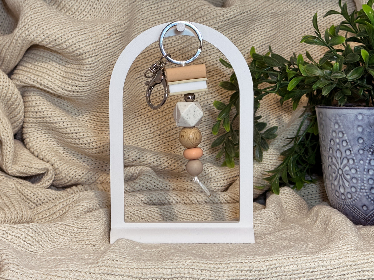 Neutral with Silver Keyring