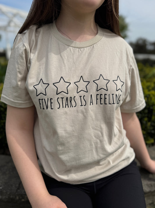 Five stars is a feeling