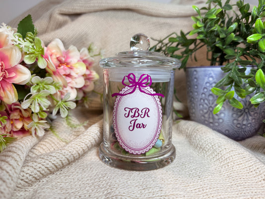 TBR Jar in vintage frame